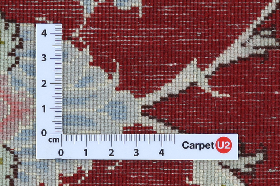Tabriz Персийски връзван килим 241x72 - Снимка 4