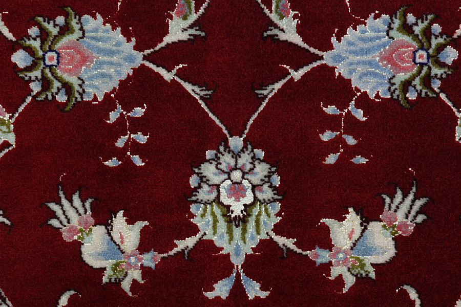 Tabriz Персийски връзван килим 241x72 - Снимка 6