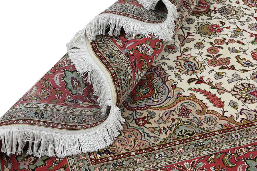 Tabriz Персийски връзван килим 310x205 - Снимка 3
