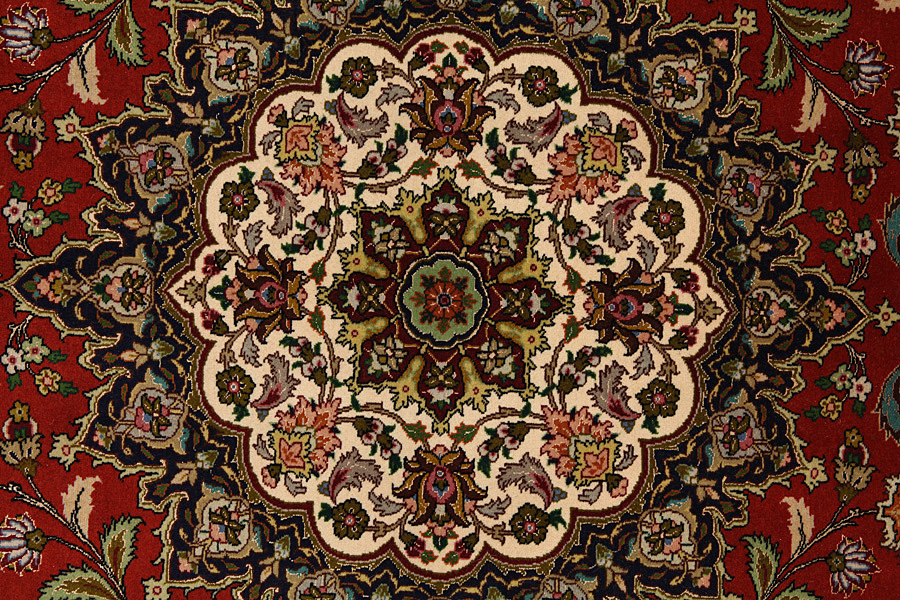 Tabriz Персийски връзван килим 306x207 - Снимка 10