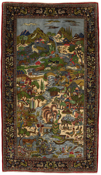 Bijar - Kurdi Персийски връзван килим 235x135