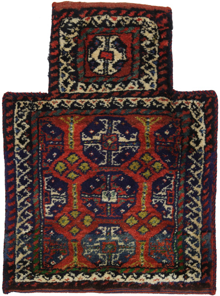 Afshar - Saddle Bags Персийски връзван килим 50x37