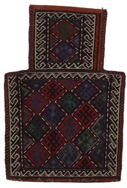 Qashqai - Saddle Bags Персийски връзван килим 51x35