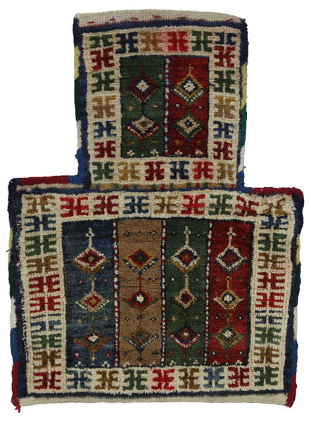 Qashqai - Saddle Bags Персийски връзван килим 50x36