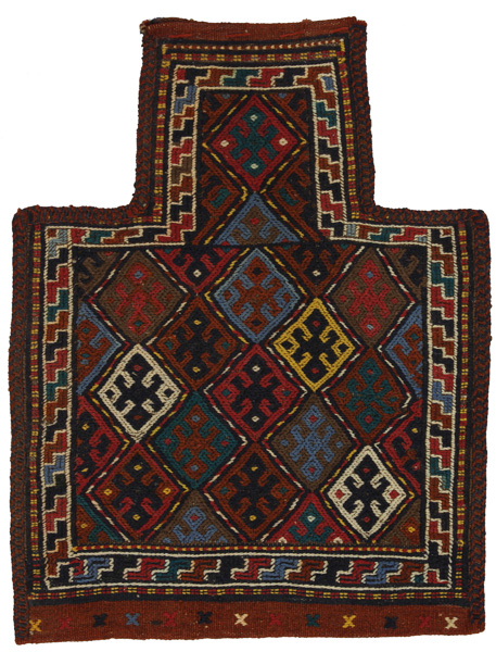 Qashqai - Saddle Bags Персийски връзван килим 51x39