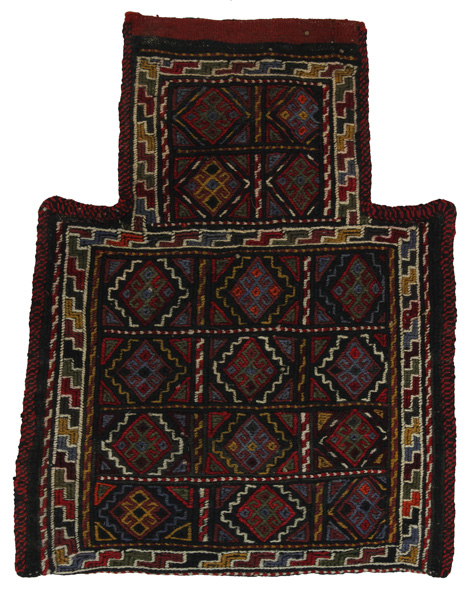 Qashqai - Saddle Bags Персийски връзван килим 54x43