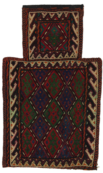 Qashqai - Saddle Bags Персийски връзван килим 51x30