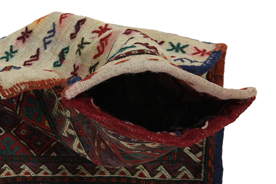 Qashqai - Saddle Bags Персийски връзван килим 59x40 - Снимка 2
