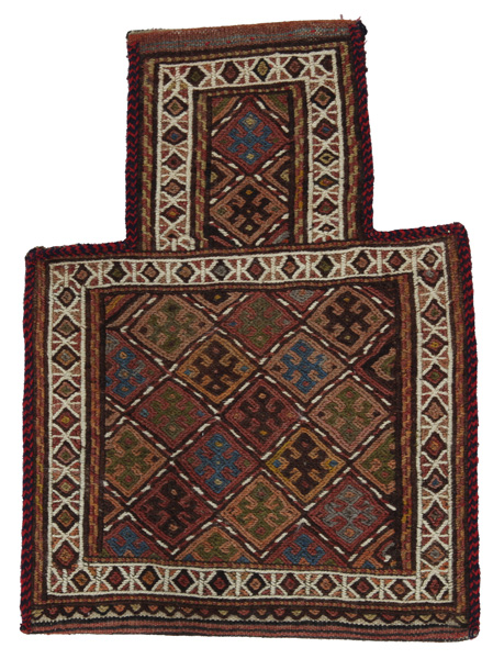 Qashqai - Saddle Bags Персийски връзван килим 49x37