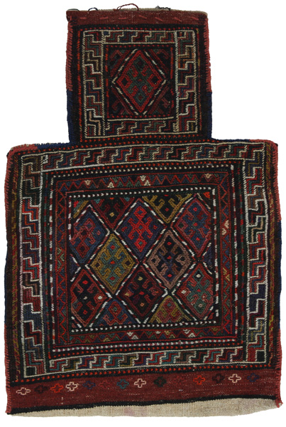 Qashqai - Saddle Bags Персийски връзван килим 58x39