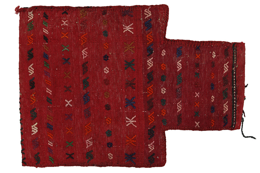 Qashqai - Saddle Bags Персийски връзван килим 50x36 - Снимка 1