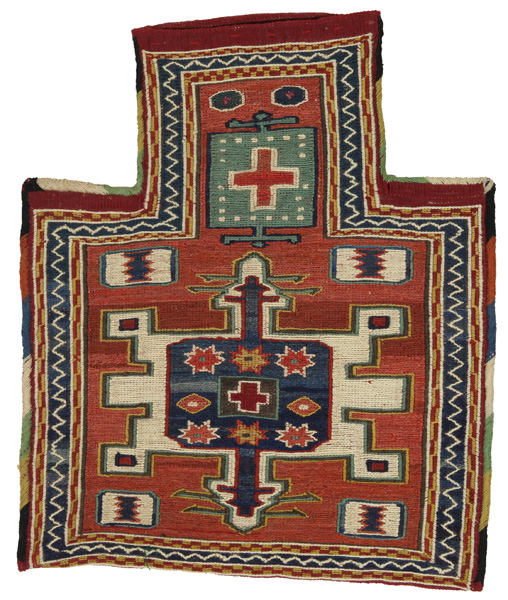 Qashqai - Saddle Bags Персийски връзван килим 38x32