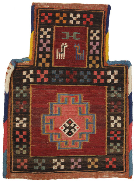 Qashqai - Saddle Bags Персийски връзван килим 38x28