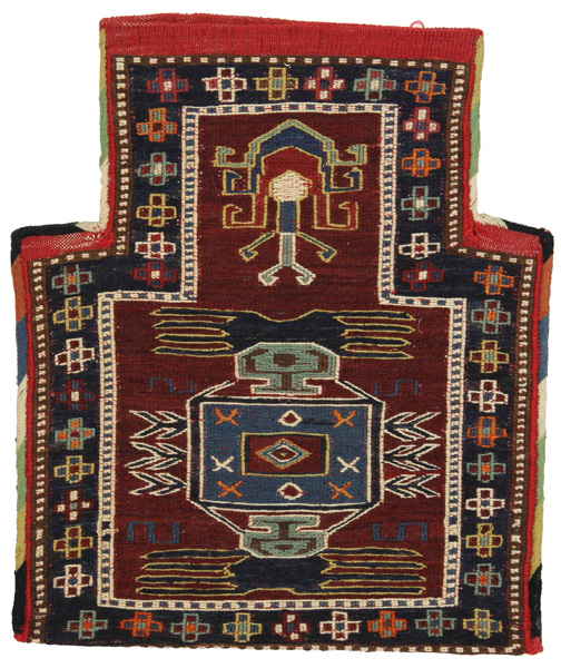 Qashqai - Saddle Bags Персийски връзван килим 38x32