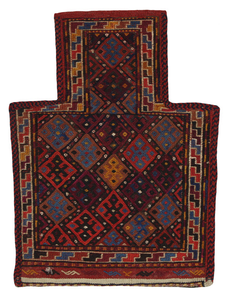 Qashqai - Saddle Bags Персийски връзван килим 49x36