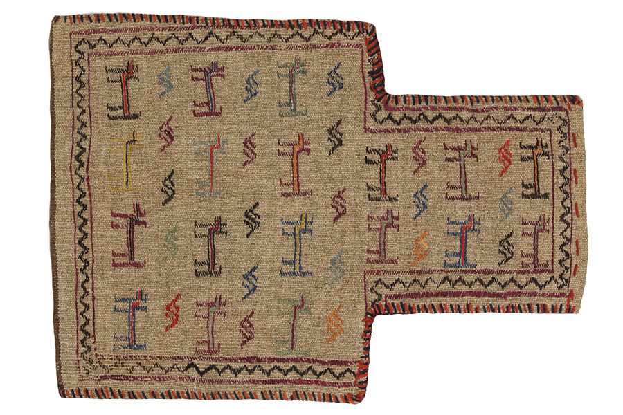 Qashqai - Saddle Bags Персийски връзван килим 52x38 - Снимка 1