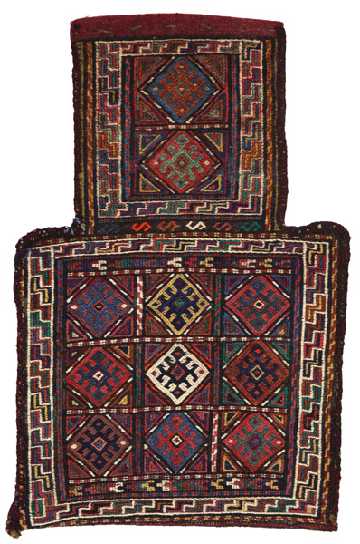 Qashqai - Saddle Bags Персийски връзван килим 53x34