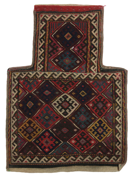 Qashqai - Saddle Bags Персийски връзван килим 55x40