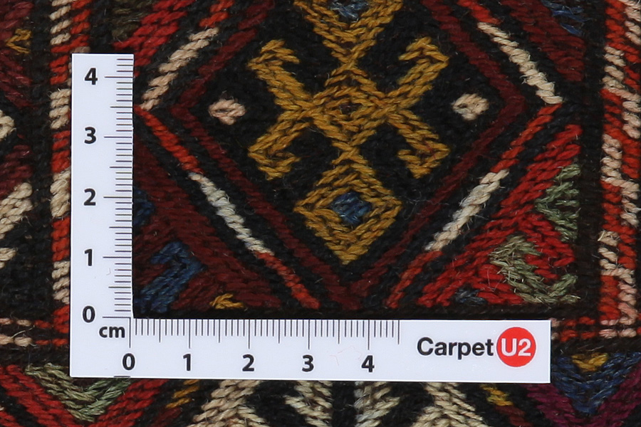Qashqai - Saddle Bags Персийски връзван килим 52x38 - Снимка 3