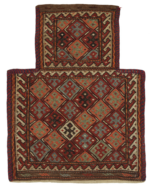 Qashqai - Saddle Bags Персийски връзван килим 48x37
