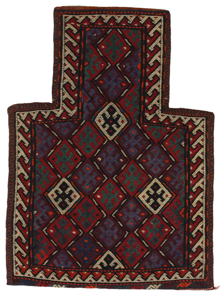 Qashqai - Saddle Bags Персийски връзван килим 51x38