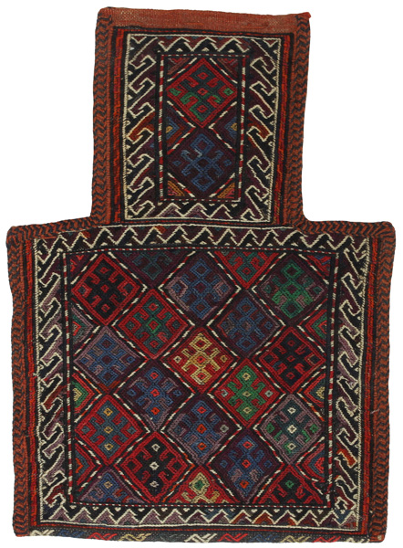 Qashqai - Saddle Bags Персийски връзван килим 51x36