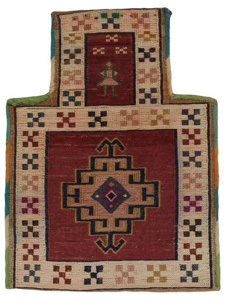 Qashqai - Saddle Bags Персийски връзван килим 45x34