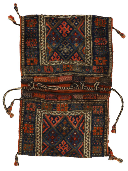 Jaf - Saddle Bags Персийски връзван килим 112x71