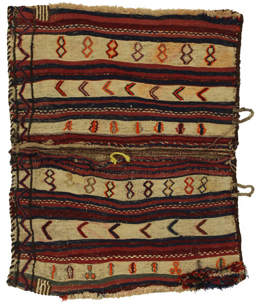 Jaf - Saddle Bags Персийски връзван килим 110x90