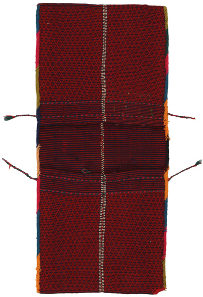 Jaf - Saddle Bags Персийски връзван килим 127x56