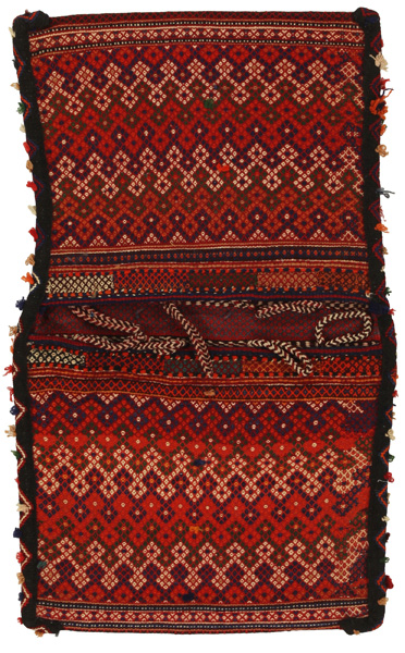 Jaf - Saddle Bags Персийски връзван килим 125x72