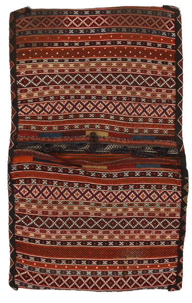 Jaf - Saddle Bags Персийски връзван килим 123x75
