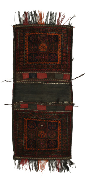 Jaf - Saddle Bags Персийски връзван килим 134x60