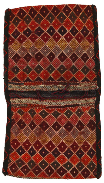Jaf - Saddle Bags Персийски връзван килим 134x75