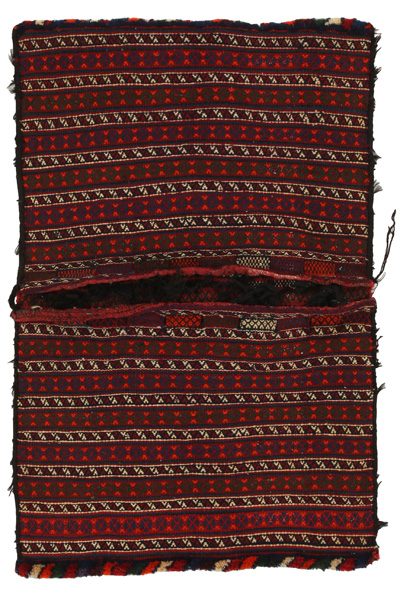 Jaf - Saddle Bags Персийски връзван килим 130x84