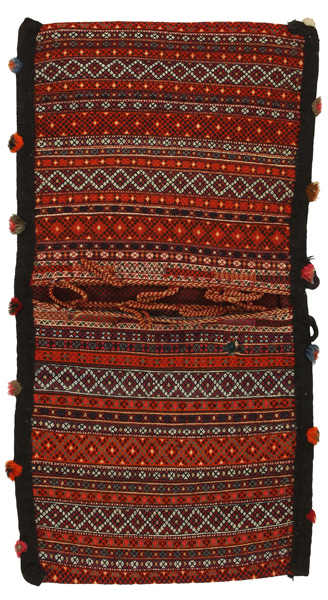 Jaf - Saddle Bags Персийски връзван килим 140x75
