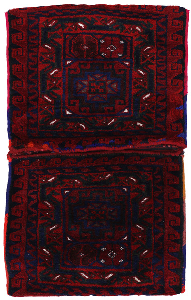 Jaf - Saddle Bags Персийски връзван килим 88x53
