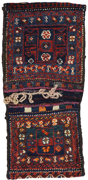 Jaf - Saddle Bags Персийски връзван килим 110x52
