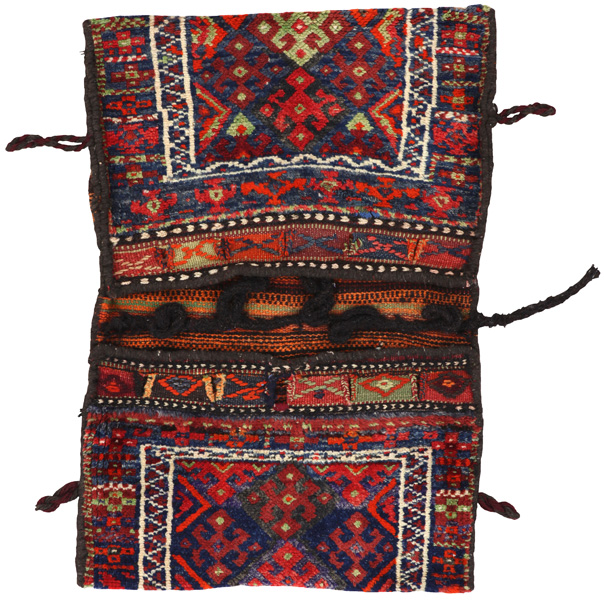 Jaf - Saddle Bags Персийски връзван килим 85x58