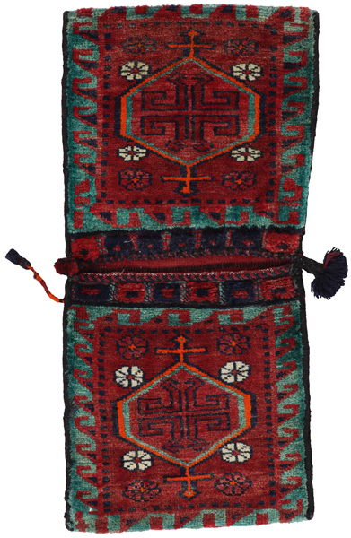 Jaf - Saddle Bags Персийски връзван килим 110x51