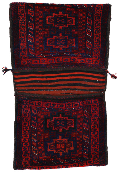 Jaf - Saddle Bags Персийски връзван килим 98x56