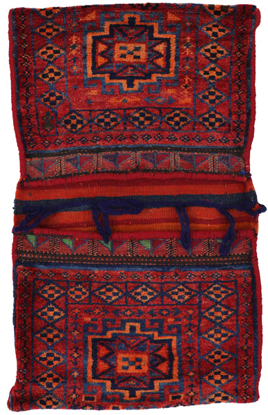 Jaf - Saddle Bags Персийски връзван килим 93x56