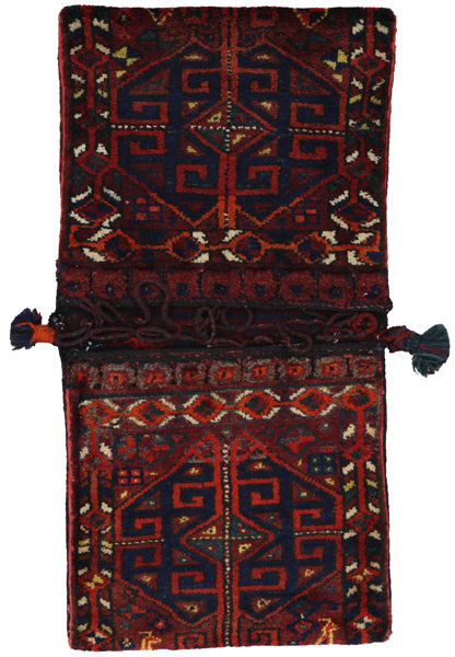 Jaf - Saddle Bags Персийски връзван килим 98x49