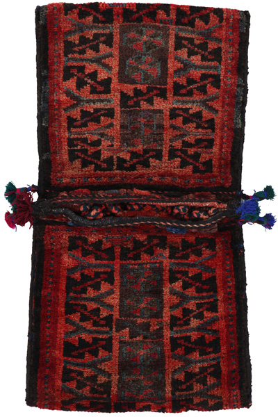 Jaf - Saddle Bags Персийски връзван килим 102x51