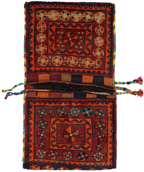 Jaf - Saddle Bags Персийски връзван килим 92x50