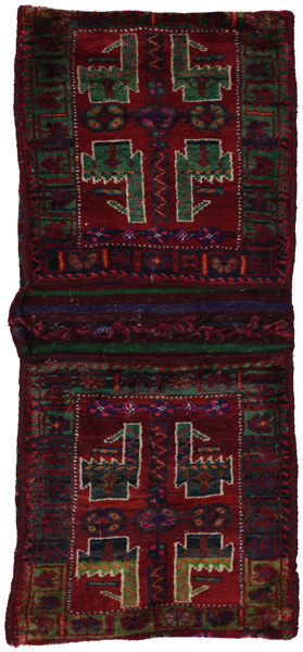 Jaf - Saddle Bags Персийски връзван килим 137x60