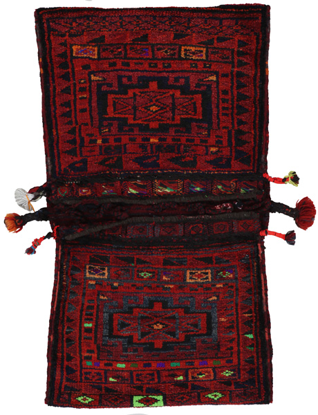 Jaf - Saddle Bags Персийски връзван килим 98x54