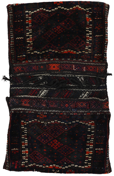 Jaf - Saddle Bags Персийски връзван килим 127x72