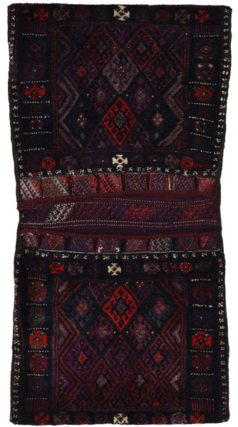 Jaf - Saddle Bags Персийски връзван килим 145x70