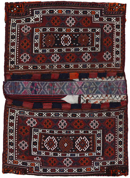Jaf - Saddle Bags Персийски връзван килим 125x86